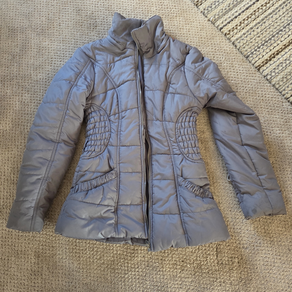 Women's Green Quilted Jacket